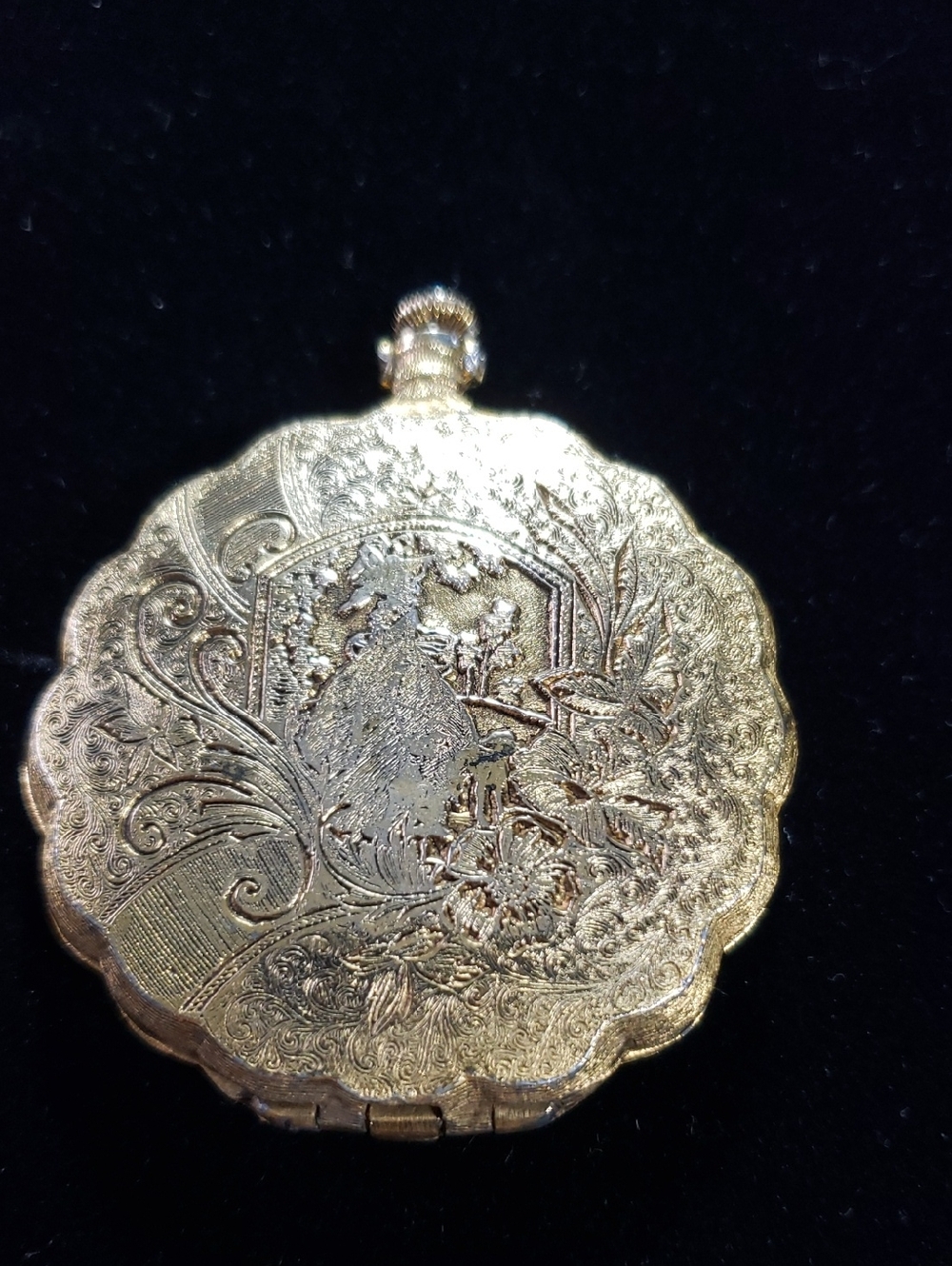 Max Factor Pocket Watch Style Powder Compact - Picture 2 of 6